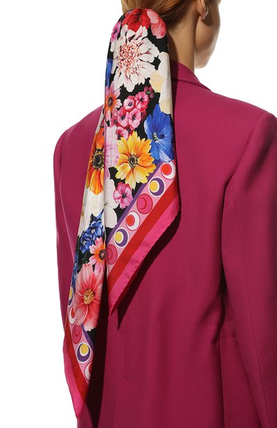 Шелковый платок DOLCE & GABBANA, арт. FN090R/GDAG5, фото 4