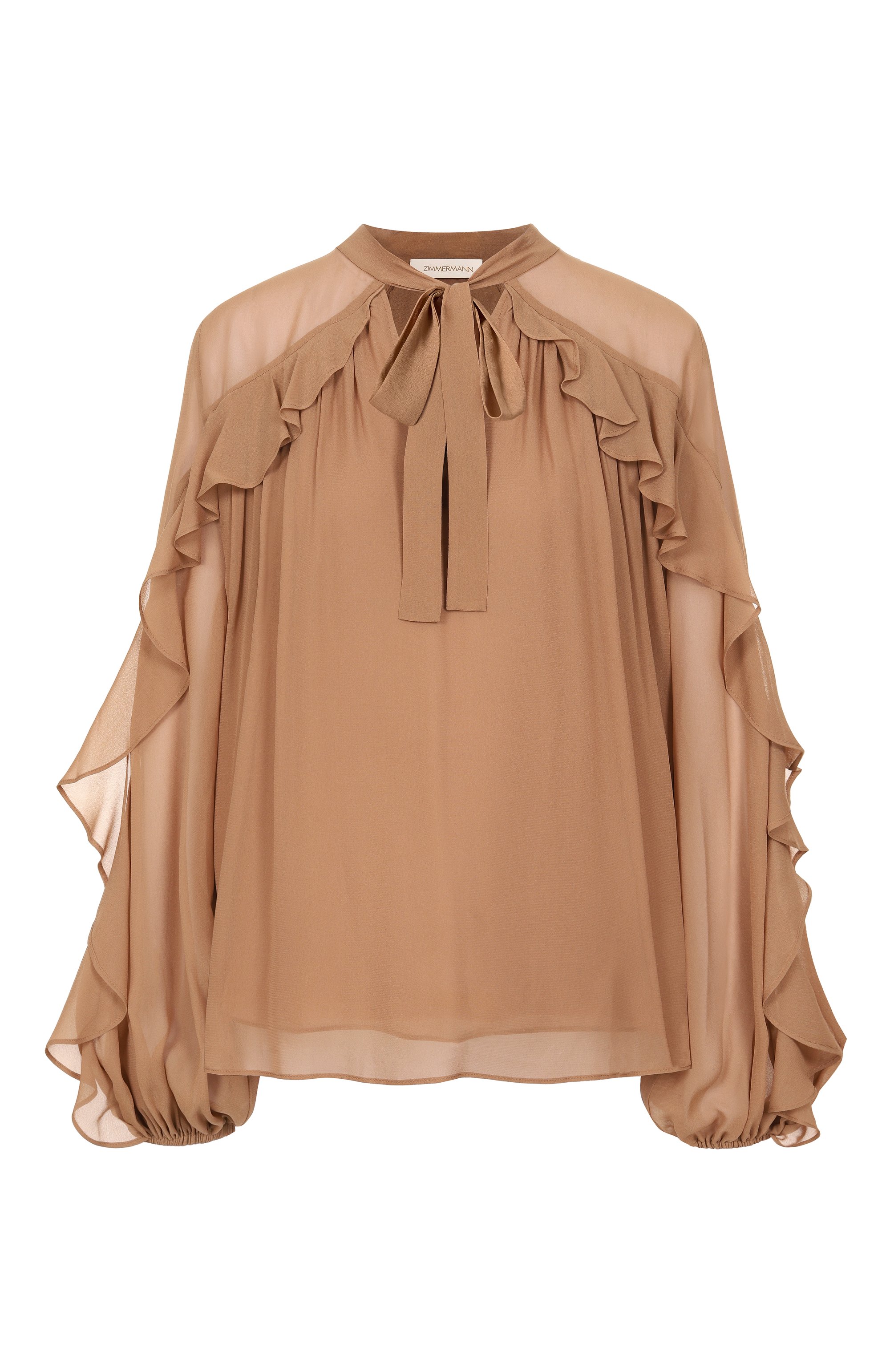 Блузка из вискозы ZIMMERMANN, арт. 4101TS251, фото 1