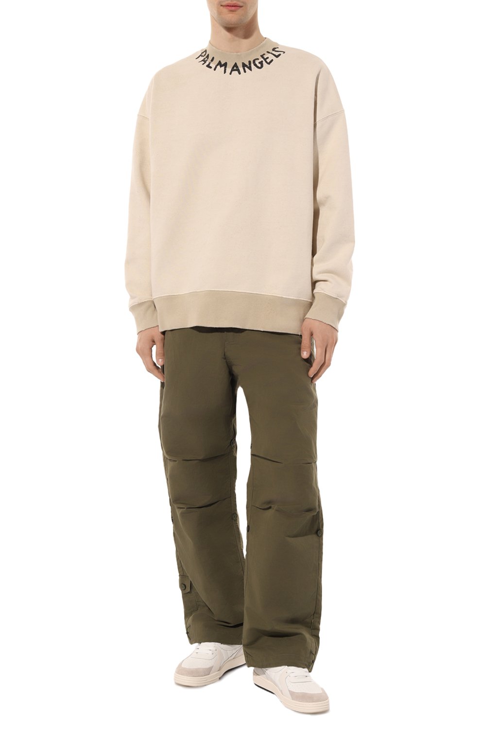 Хлопковый свитшот PALM ANGELS, арт. PMBA065S23FLE0090110, фото 2