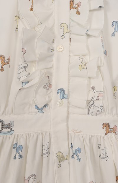 Хлопковое платье FENDI, арт. BFB597/AVW9, фото 3