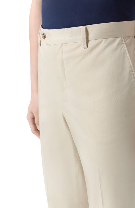 Хлопковые брюки MVST MCHIN21/520 Бежевый  MCHIN21/520 Фото 5