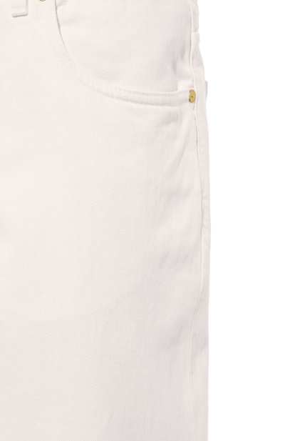 Джинсы straight fit BRUNELLO CUCINELLI белого цвета по цене 94150 руб., арт. M262PB2275, фото 5 Джинсы straight fit BRUNELLO CUCINELLI, арт. M262PB2275, фото 5