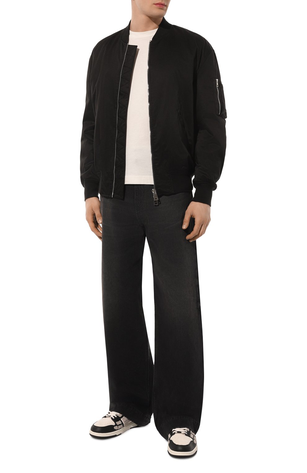 Кожаные кеды skel top AMIRI, арт. PS24MFS004, фото 2