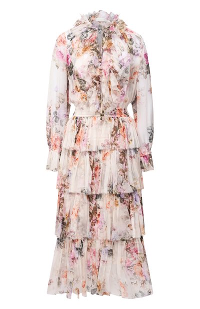 Шелковое платье ZIMMERMANN, арт. 9902DBRG, фото 1