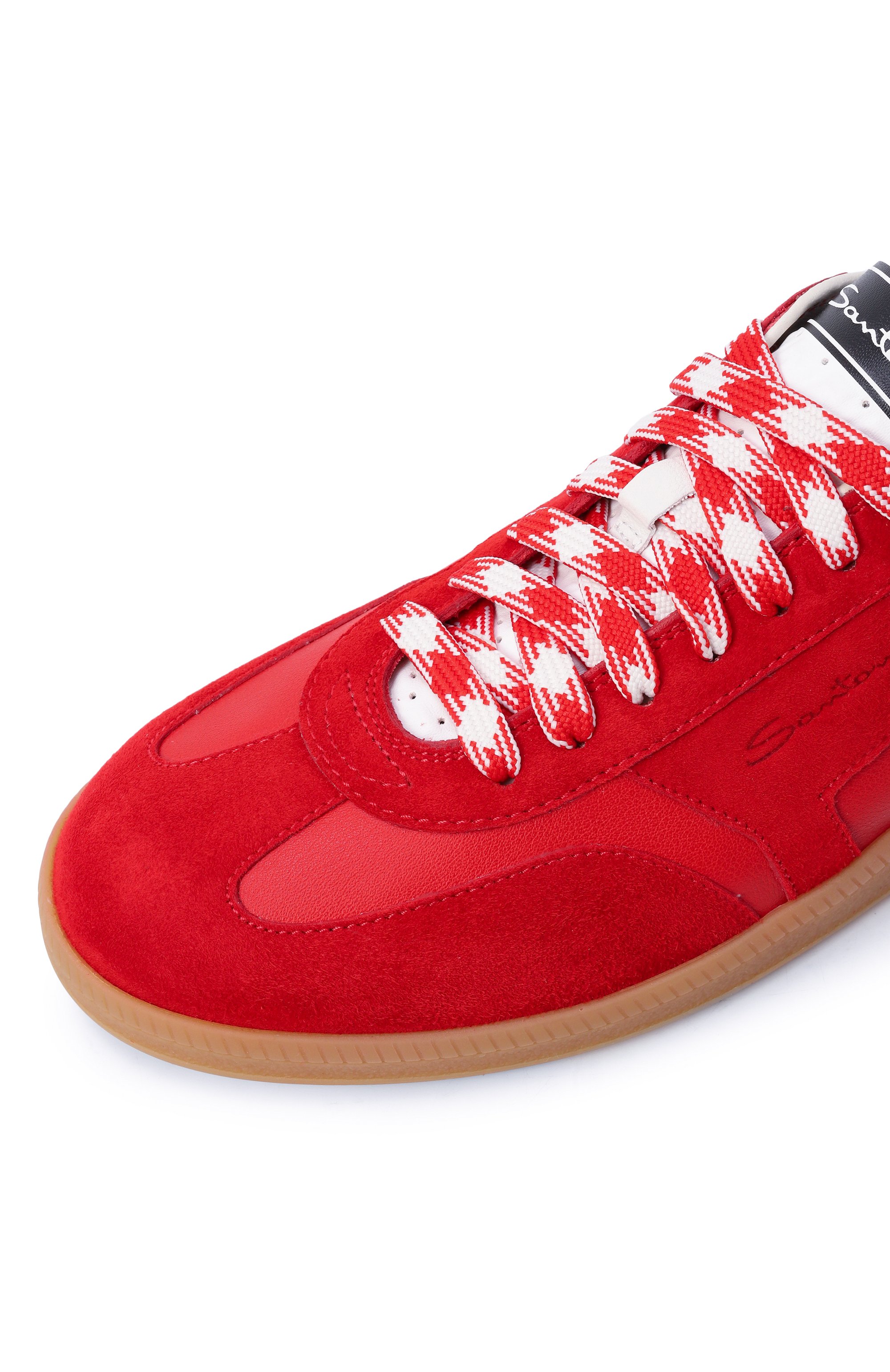 Кожаные кеды dbs oly SANTONI, арт. WBPG61244FARSKBE, фото 7