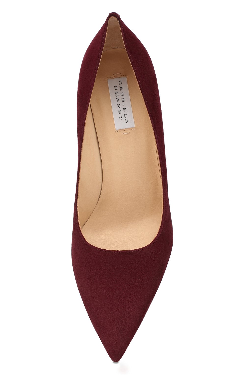 Замшевые туфли justina GABRIELA HEARST бордового цвета по цене 68300 руб., арт. 3208132 SS001, фото 5 Замшевые туфли justina GABRIELA HEARST, арт. 3208132 SS001, фото 5