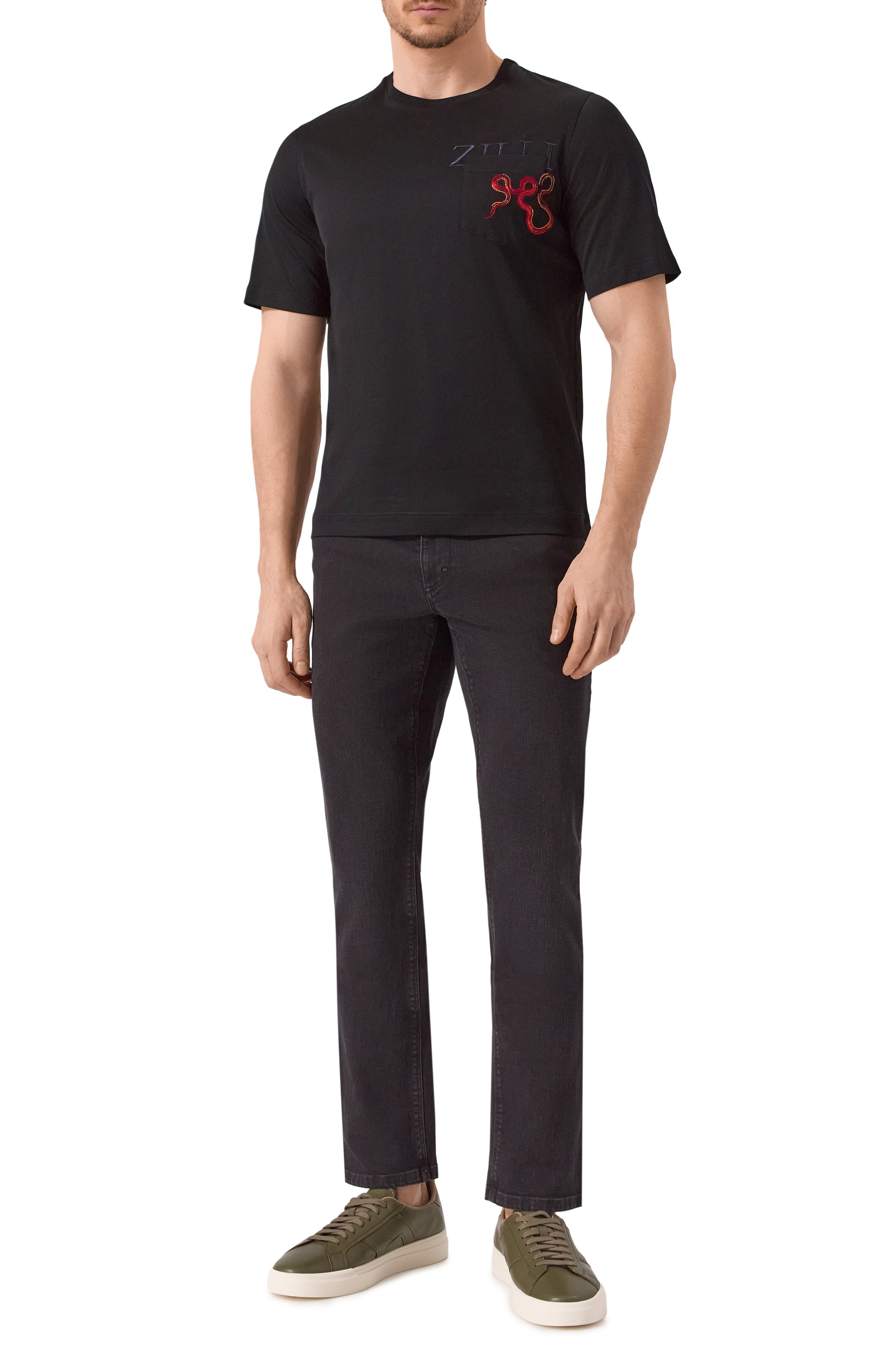 Хлопковая футболка ZILLI, арт. TSR03IM0100VSNAK0, фото 2