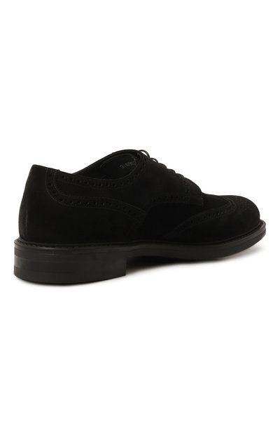 Замшевые дерби W.GIBBS черного цвета по цене 45950 руб., арт. 3169007/CAM0SCI0 RAIN W00LEN, фото 5 Замшевые дерби W.GIBBS, арт. 3169007/CAM0SCI0 RAIN W00LEN, фото 5