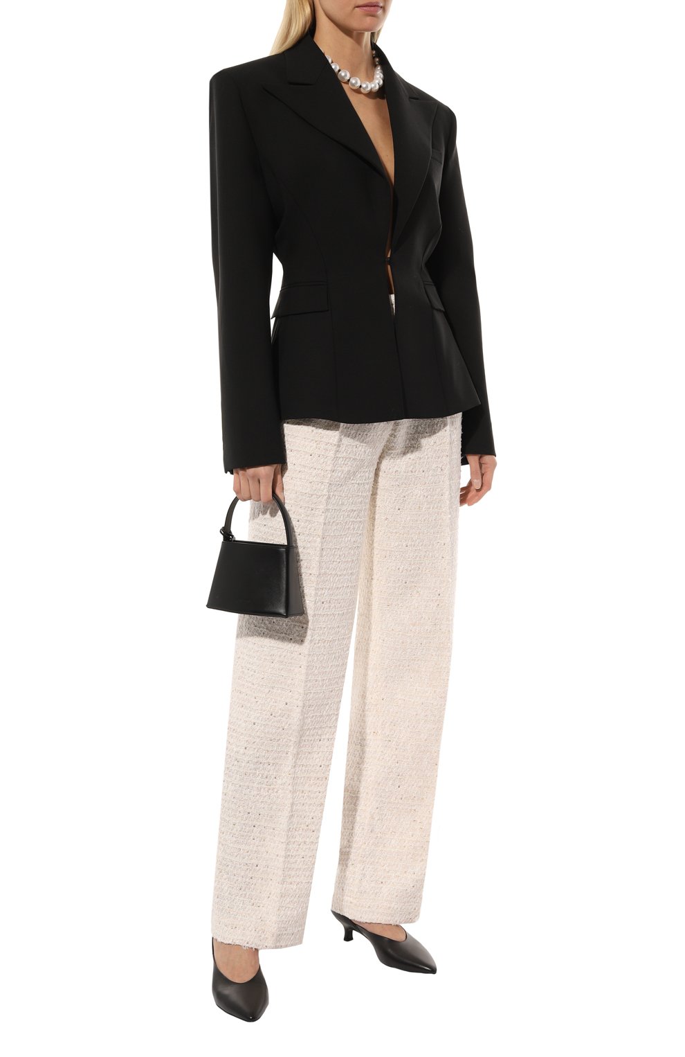 Хлопковые брюки SEVEN LAB бежевого цвета по цене 12600 руб., арт. SPT.02.114.158, фото 2 Хлопковые брюки SEVEN LAB, арт. SPT.02.114.158, фото 2