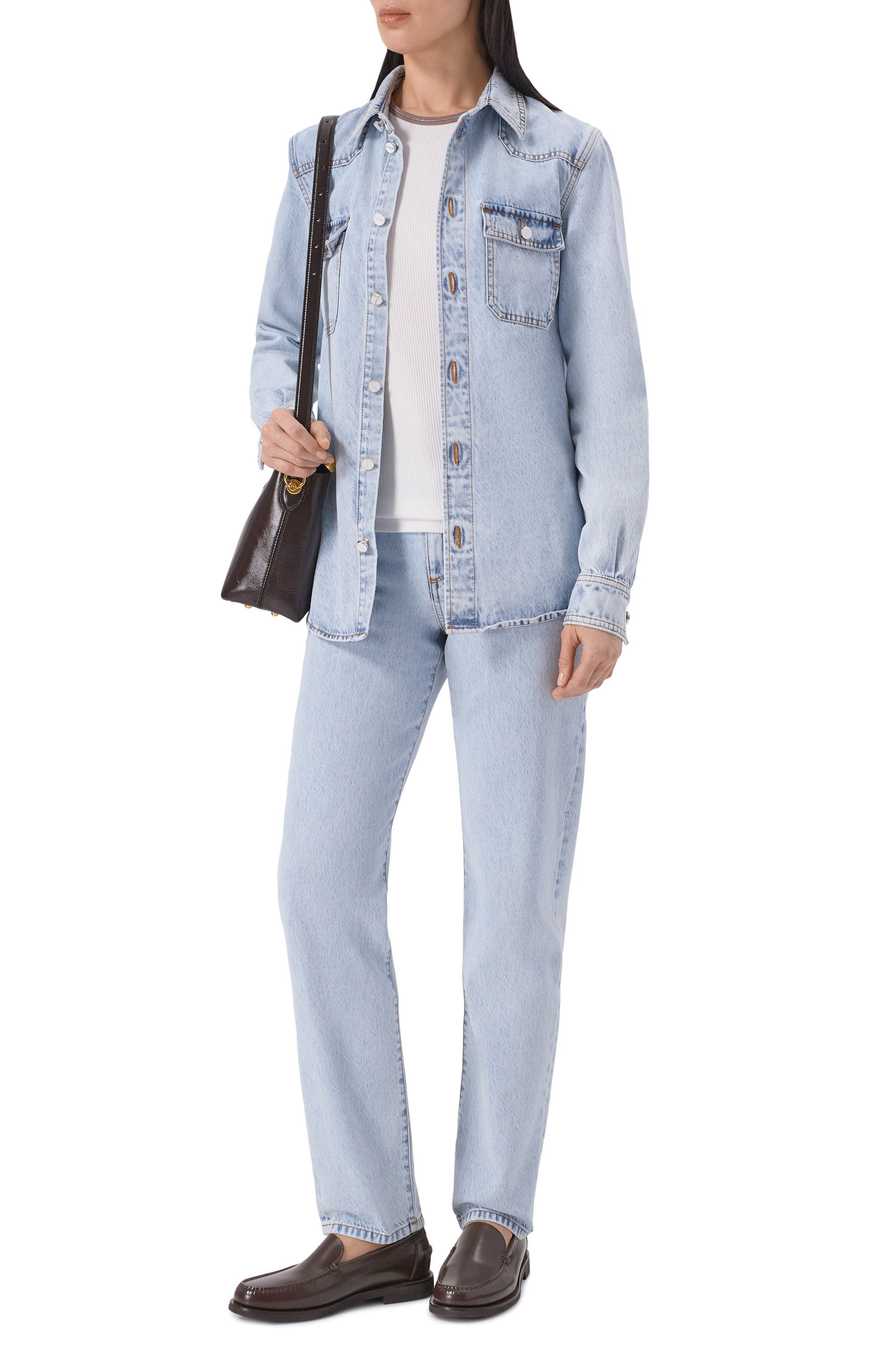 Джинсовая рубашка KITON, арт. DJ59401K0926H, фото 2