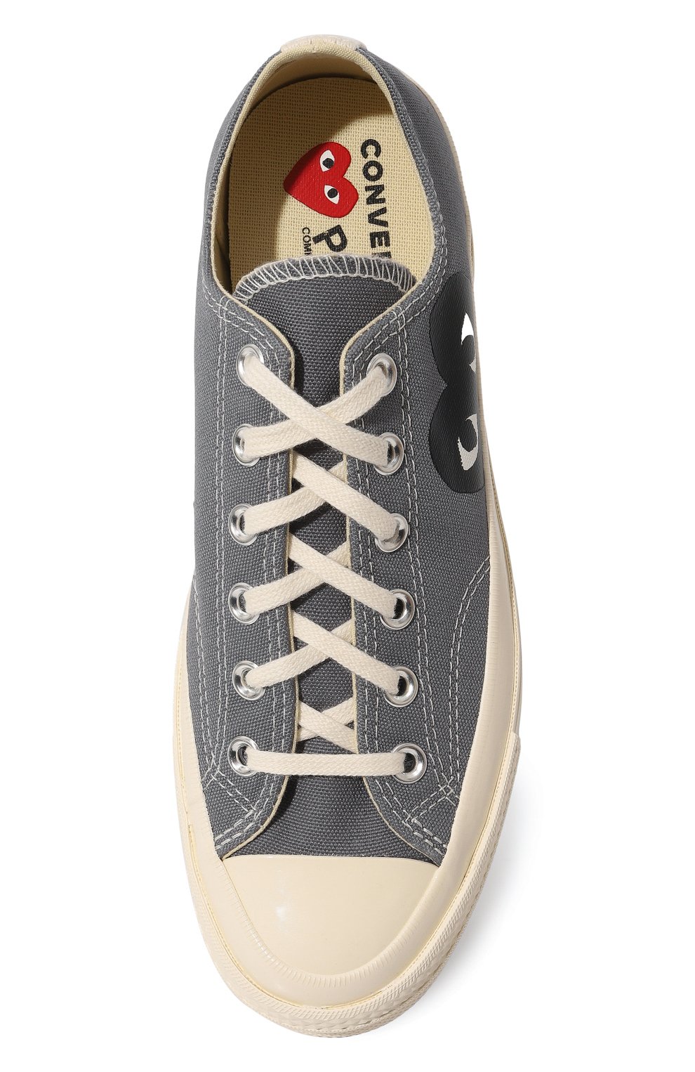 Текстильные кеды comme des garcons play x converse COMME DES GARCONS PLAY, арт. 171849, фото 6