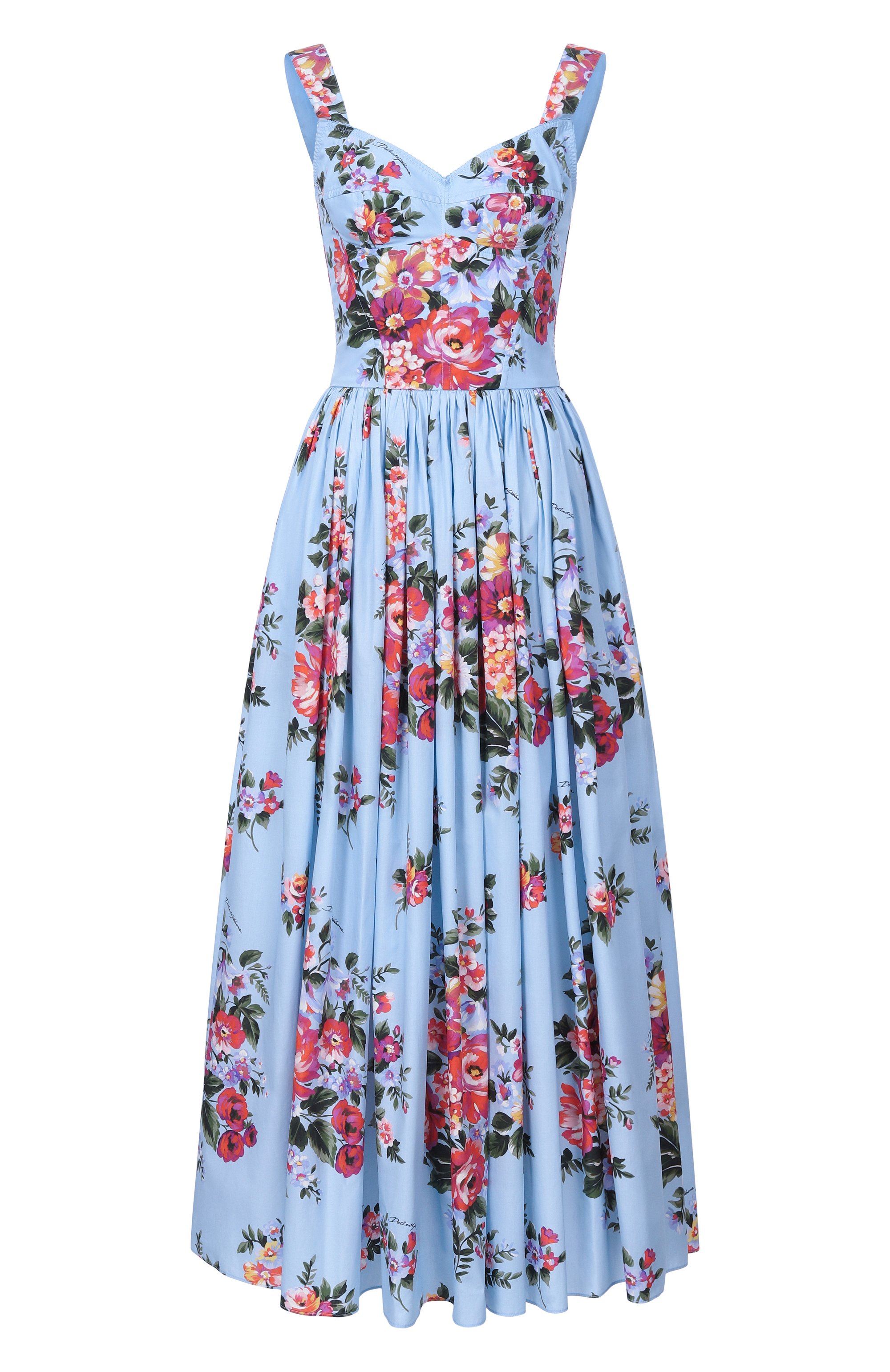 Хлопковое платье DOLCE & GABBANA, арт. F6TTHT/HS5UU, фото 1