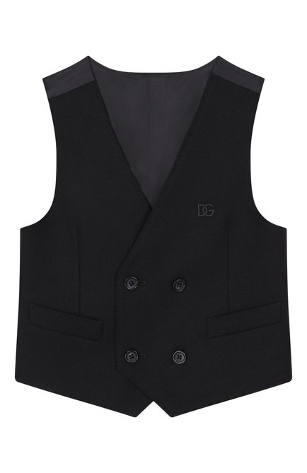 Жилет из шерсти и вискозы DOLCE & GABBANA, арт. L41V32/FU28G/2-6