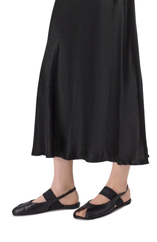 Кожаные балетки Anatomic MM6 S59WP0212/P3628 Чёрный  S59WP0212/P3628 Фото 2