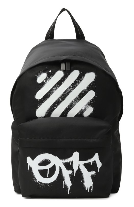 Рюкзак Diagoonal Spray Off-White 0MNB123F25FAB001 Чёрный 0MNB123F25FAB001