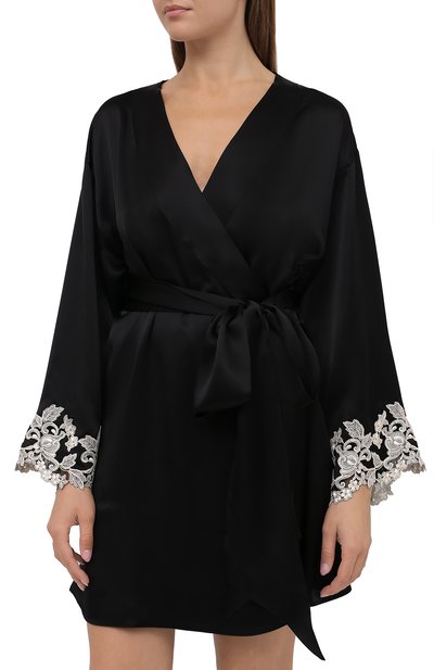 Шелковый халат LA PERLA, арт. 0019230/0202, фото 3