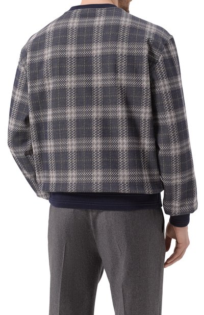 Хлопковый свитшот BURBERRY темно-синего цвета по цене 124000 руб., арт. 8101753, фото 4 Хлопковый свитшот BURBERRY, арт. 8101753, фото 4