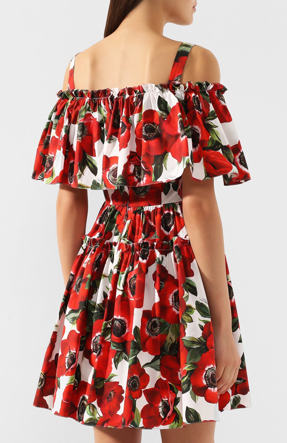 Хлопковое платье DOLCE & GABBANA, арт. F63X7T/HS5DP, фото 4