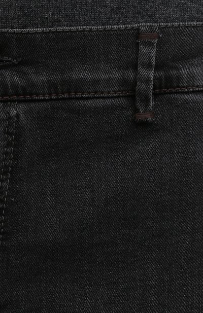 Джинсы с отделкой из кожи аллигатора ZILLI, арт. MCW-00080-DBLC1/S001, фото 5