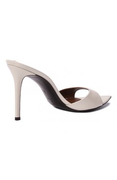 Женские лакированные мюли intriigo 90 GIUSEPPE ZANOTTI DESIGN молочного цвета, арт. I400007 | Фото 5 (Материал внутренний: Натуральная кожа; Каблук высота: Высокий; Подошва: Плоская; Материал внешний: Натуральная кожа; Каблук тип: Шпилька; Автоматизация состава: Проставлено; Автоматизация ТО: Проставлено)