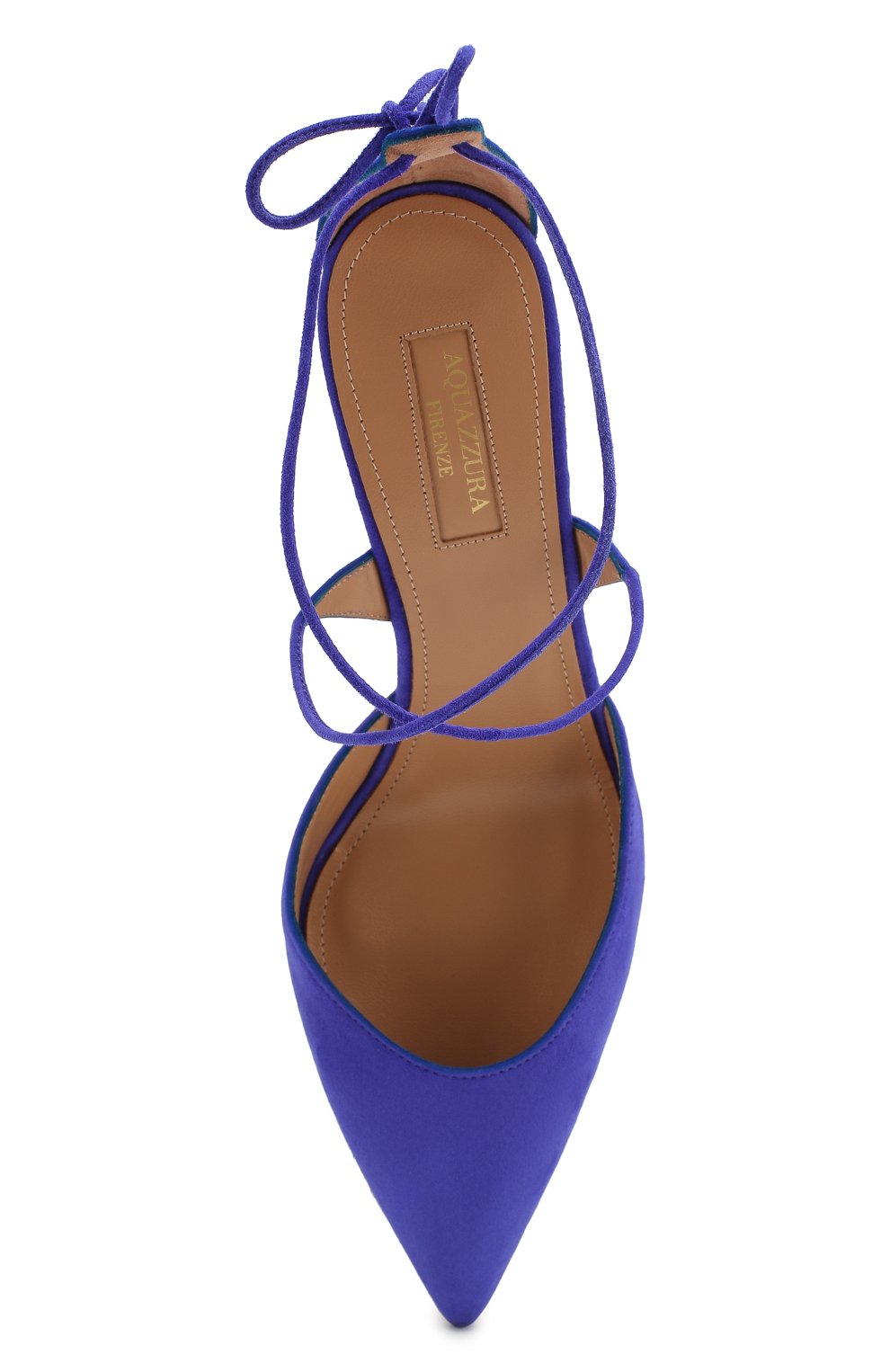 Замшевые туфли matilde 105 AQUAZZURA, арт. VEMMIDP1-SUE-ULV, фото 5