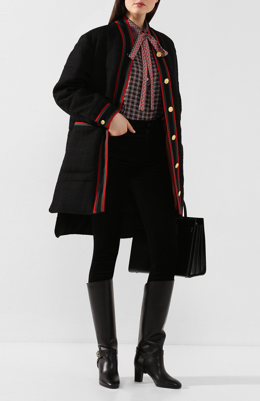 Кожаные сапоги eden GIVENCHY, арт. BE7015E0LF, фото 2