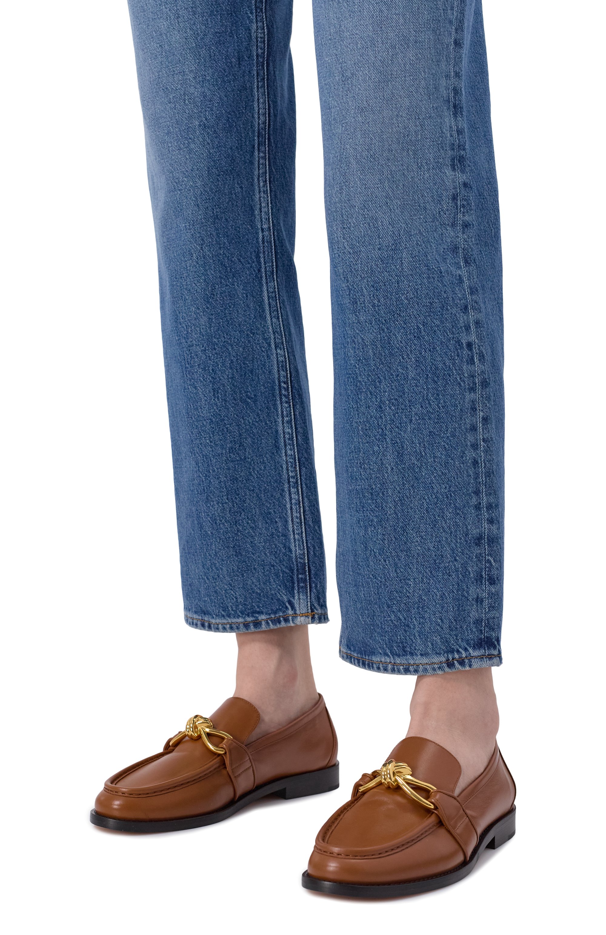 Кожаные лоферы astaire BOTTEGA VENETA, арт. 796697/V5DZ0, фото 2