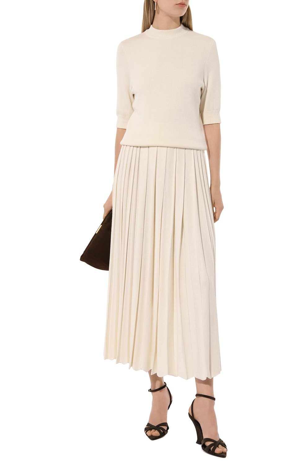 Юбка из шелка и кашемира FREEAGE, арт. W25.SK036.6030.101, фото 2