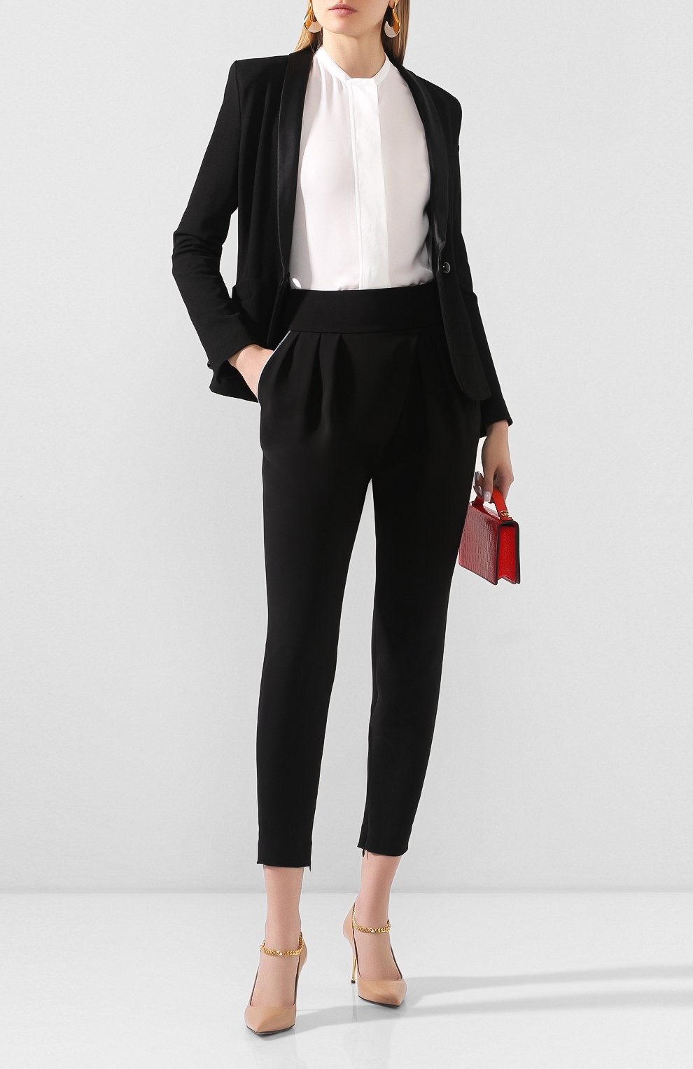 Шелковые брюки GIORGIO ARMANI, арт. 0SHPP0BY/T01TY, фото 2