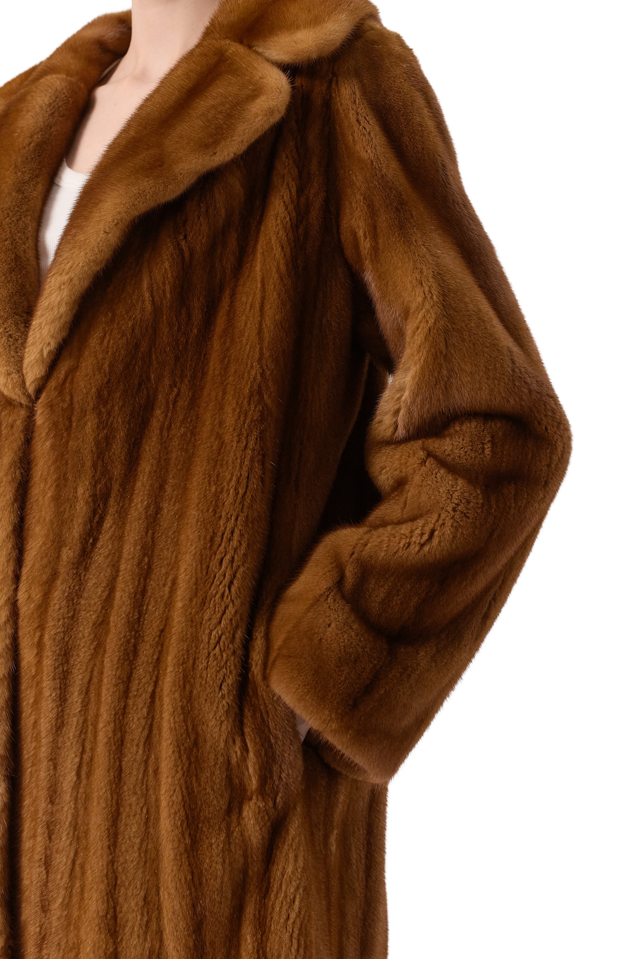 Шуба из меха норки GIULIA GURMAN, арт. J102G44, фото 5