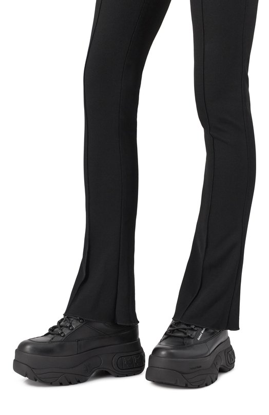 Кожаные кроссовки Sporty Naked Wolfe SP0RTY/C0W LEATHER Чёрный  SP0RTY/C0W LEATHER Фото 2