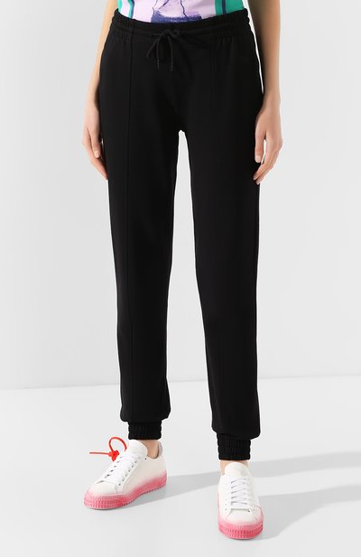 Хлопковые джоггеры MCQ SWALLOW черного цвета по цене 23950 руб., арт. 589463/R0H02, фото 3 Хлопковые джоггеры MCQ SWALLOW, арт. 589463/R0H02, фото 3