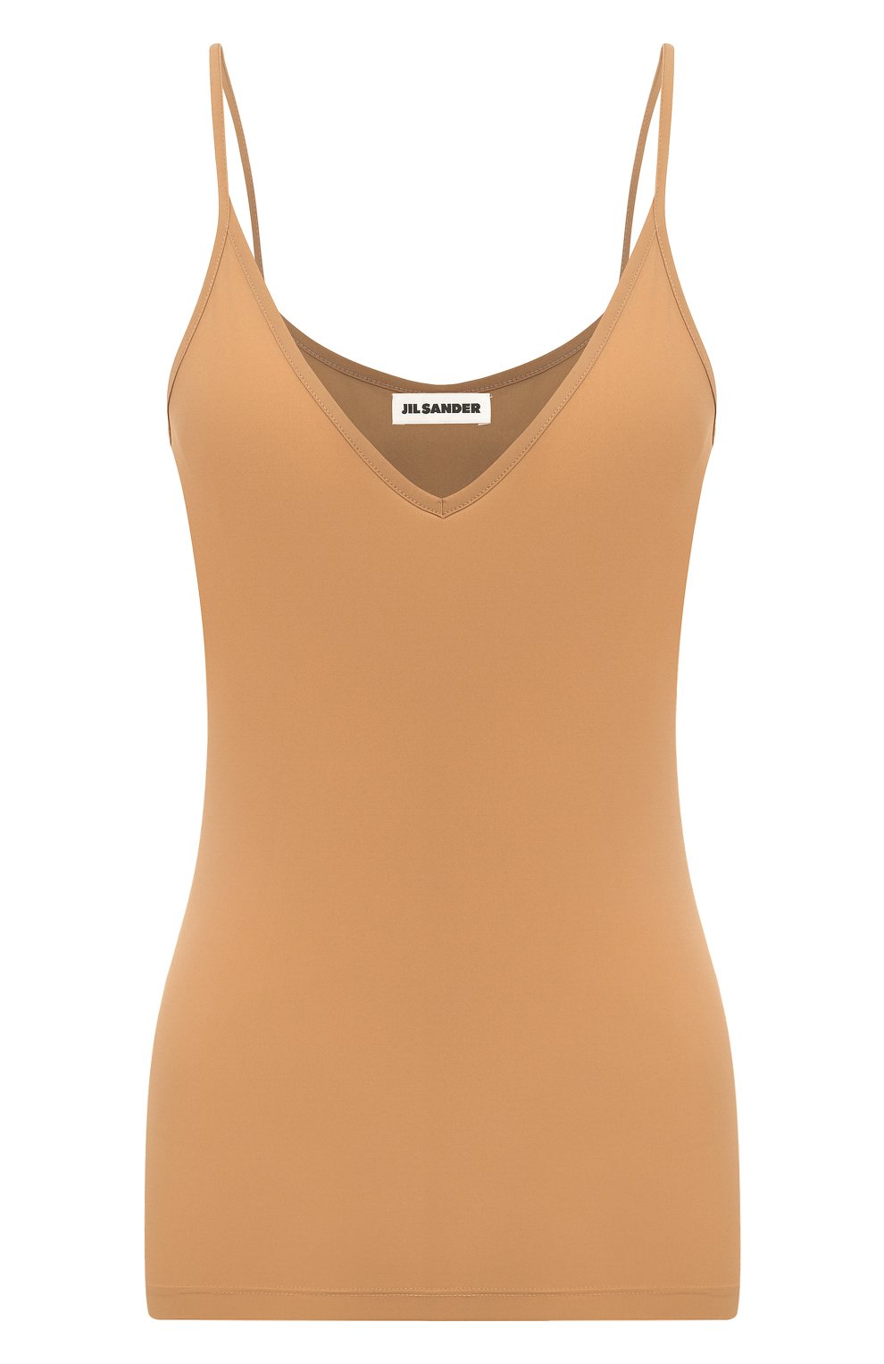 Топ JIL SANDER бежевого цвета по цене 16850 руб., арт. JSCQ705046-WQ477108, фото 1 Топ JIL SANDER, арт. JSCQ705046-WQ477108, фото 1