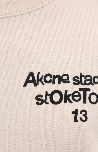 Хлопковая футболка ACNE STUDIOS, арт. CI0077/W, фото 5