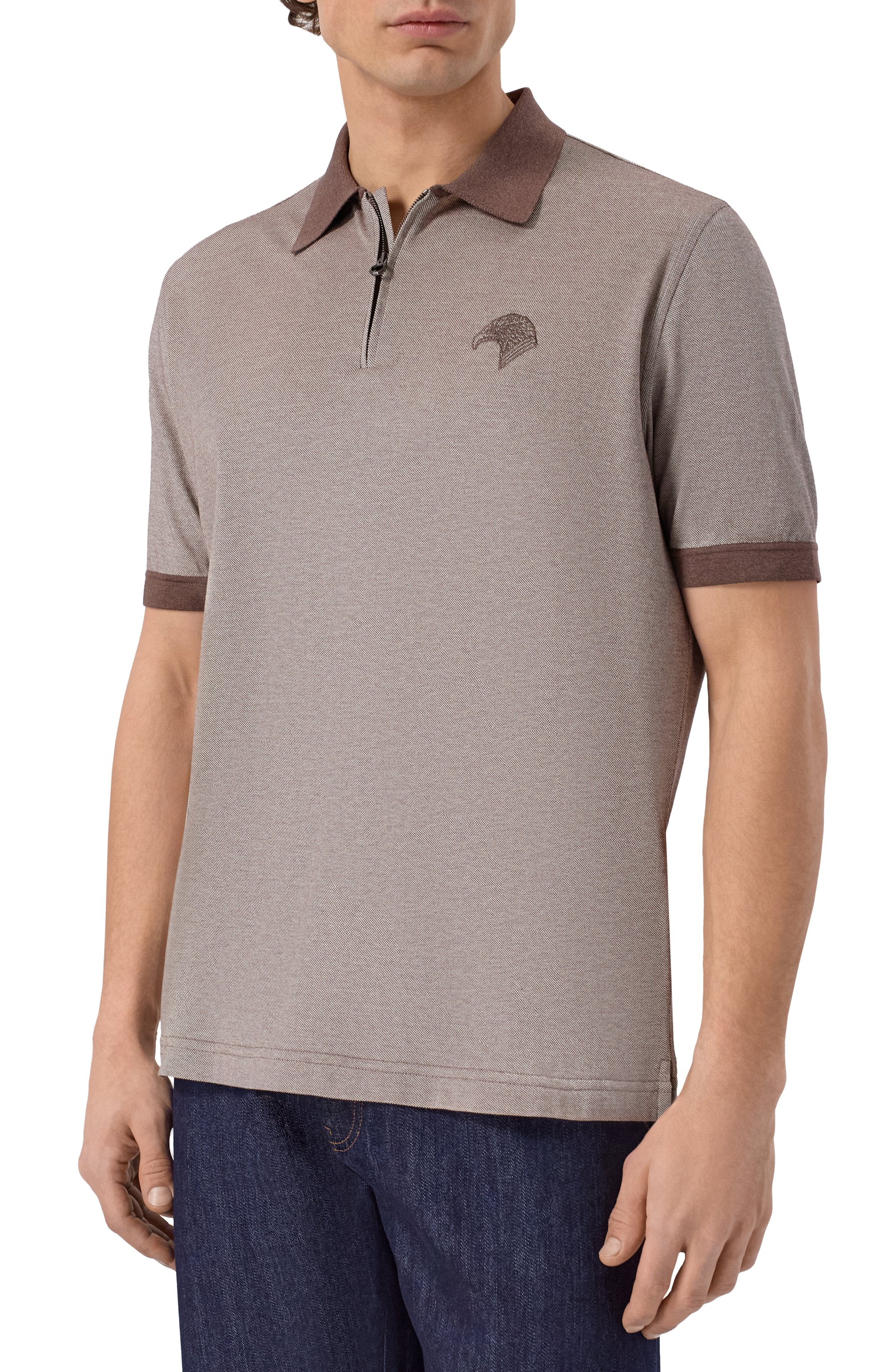 Поло из хлопка и шелка STEFANO RICCI, арт. K919078P31/T26101, фото 3