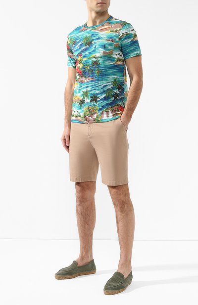 Хлопковая футболка  POLO RALPH LAUREN, арт. 710740899, фото 2