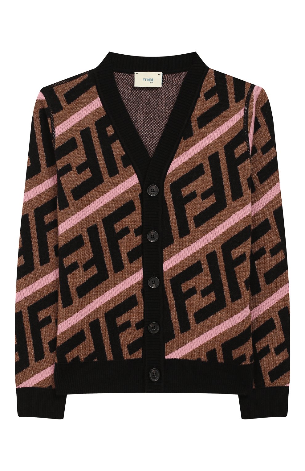 Шерстяной кардиган FENDI, арт. JFG050/A8L7/10A-12+, фото 1