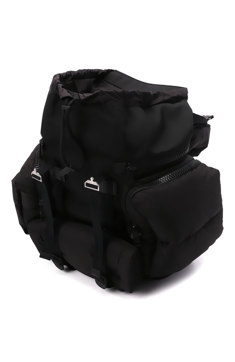 Мужской текстильный рюкзак area MONCLER черного цвета, арт. G2-09A-5A601-00-02T02 | Фото 4 (Ремень/цепочка: На ремешке; Материал: Текстиль; Размер: large; Сумки-технические: Рюкзаки - большие)
