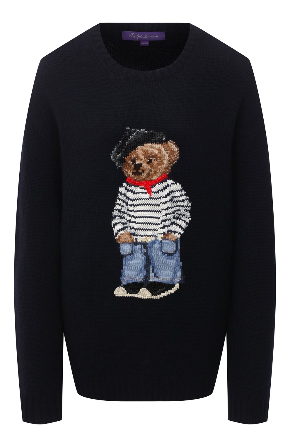 Кашемировый пуловер RALPH LAUREN темно-синего цвета по цене 274000 руб., арт. 293829121, фото 1 Кашемировый пуловер RALPH LAUREN, арт. 293829121, фото 1