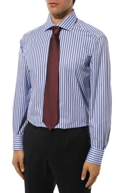 Хлопковая сорочка ZEGNA, арт. 701529A7/9MS0BA, фото 3