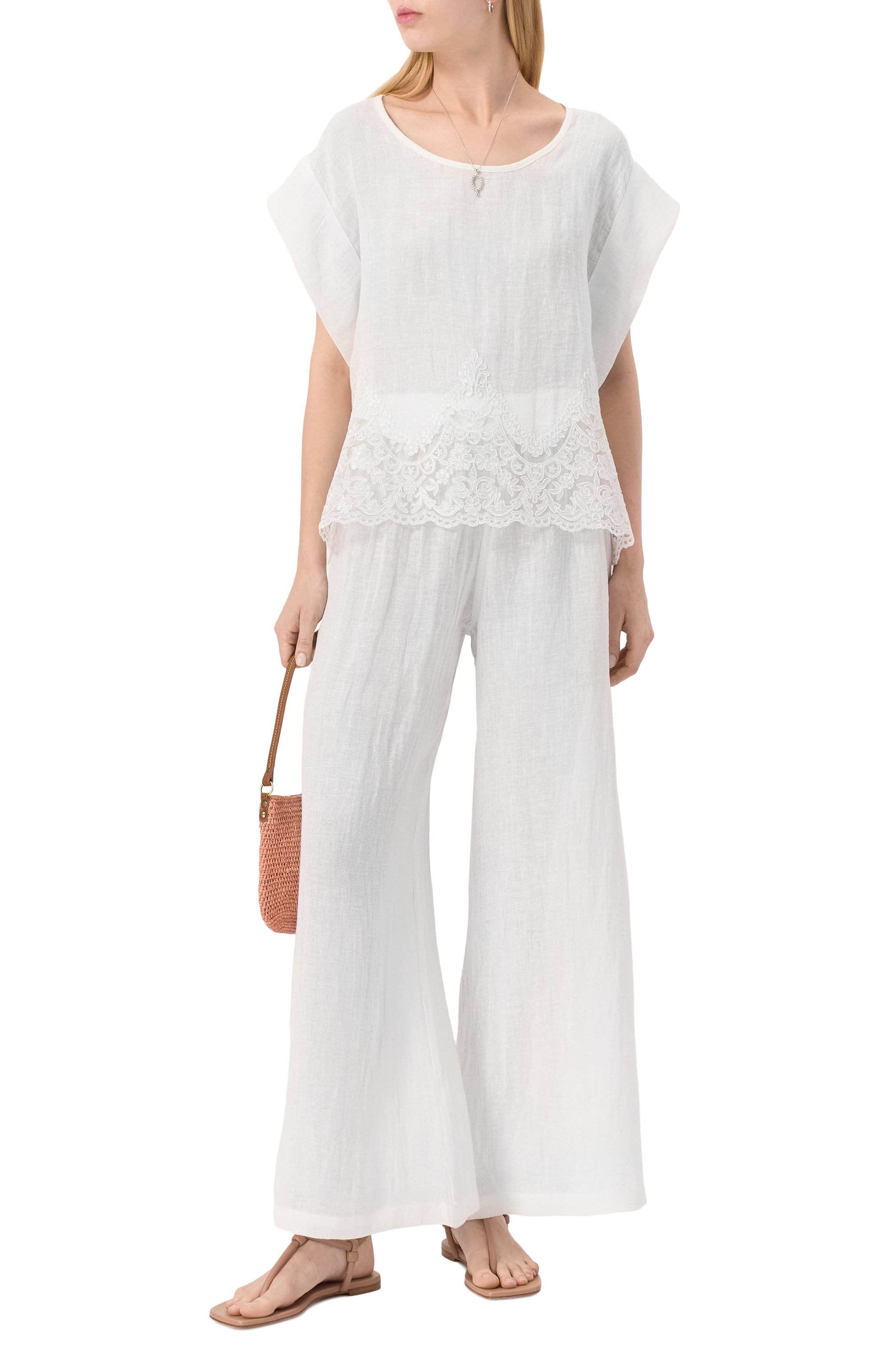 Льняные брюки MAURIZIO, арт. W01392179, фото 2