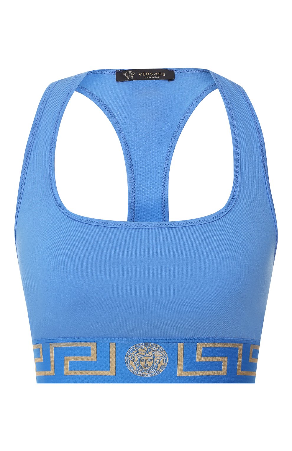 Бра-топ VERSACE голубого цвета по цене 8995 руб., арт. AUD01039/A232741, фото 1 Бра-топ VERSACE, арт. AUD01039/A232741, фото 1
