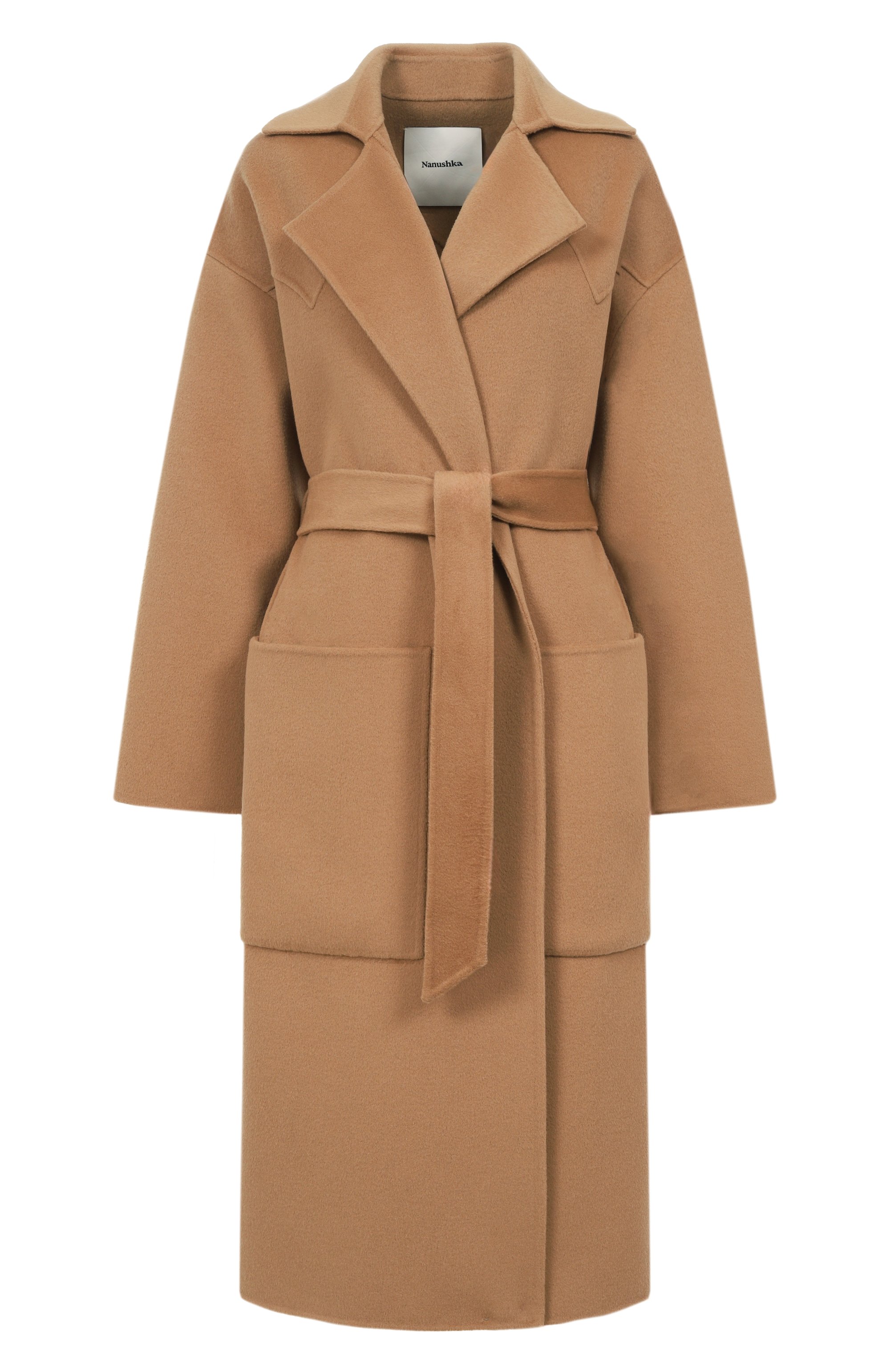 Пальто из шерсти и шелка NANUSHKA, арт. ALAM0, фото 1