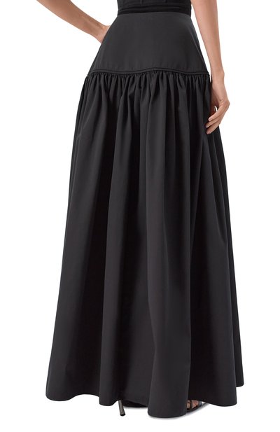 Хлопковая юбк�а ALAIA, арт. AA9J2336T611B, фото 4