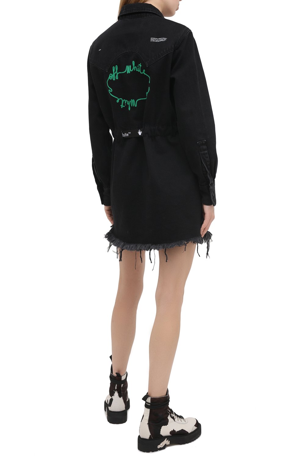 Джинсовое платье OFF-WHITE, арт. 0WYM004E20DEN0011055, фото 2