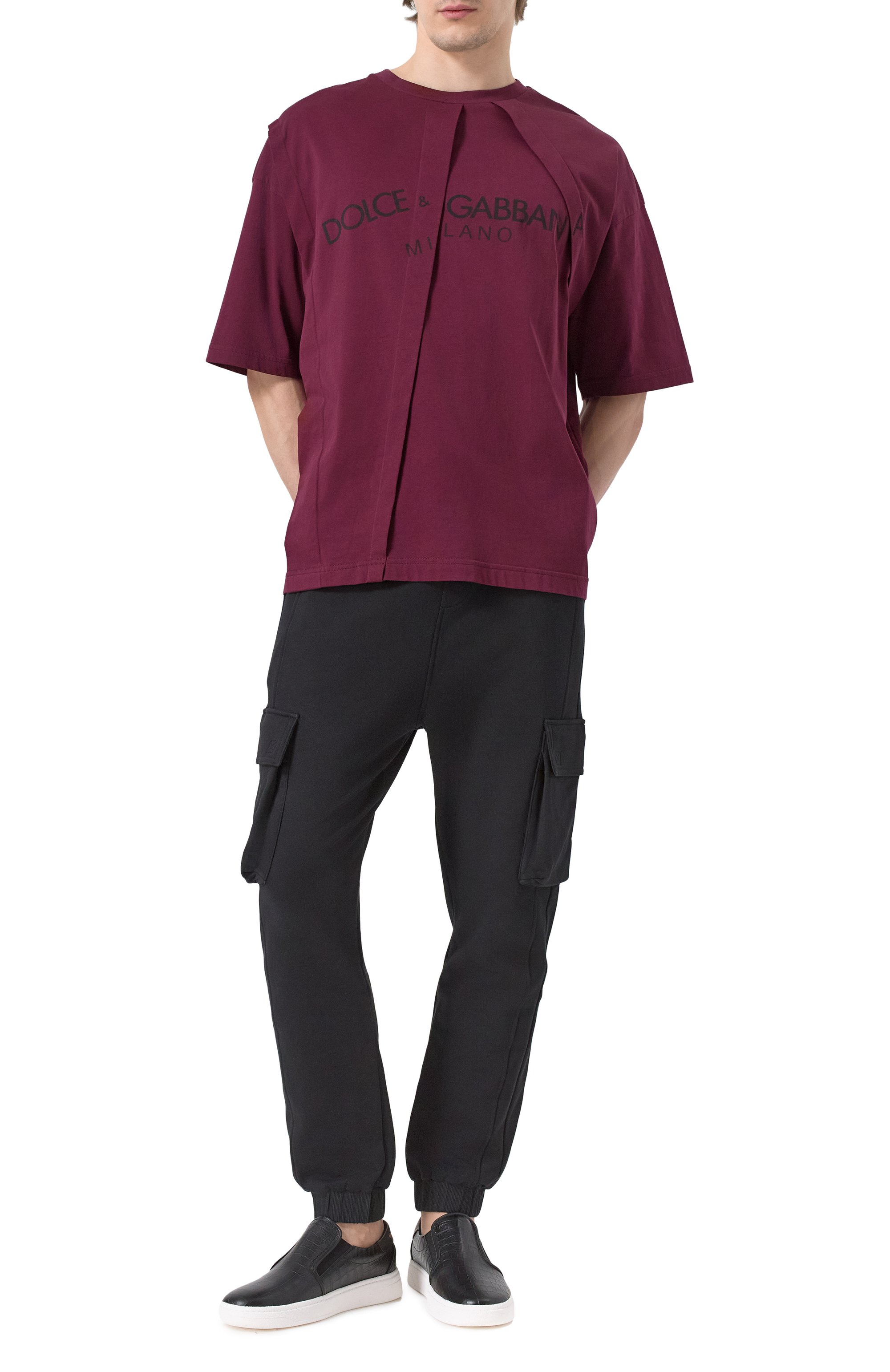 Хлопковая футболка DOLCE & GABBANA, арт. G8SN9T/G702M, фото 2