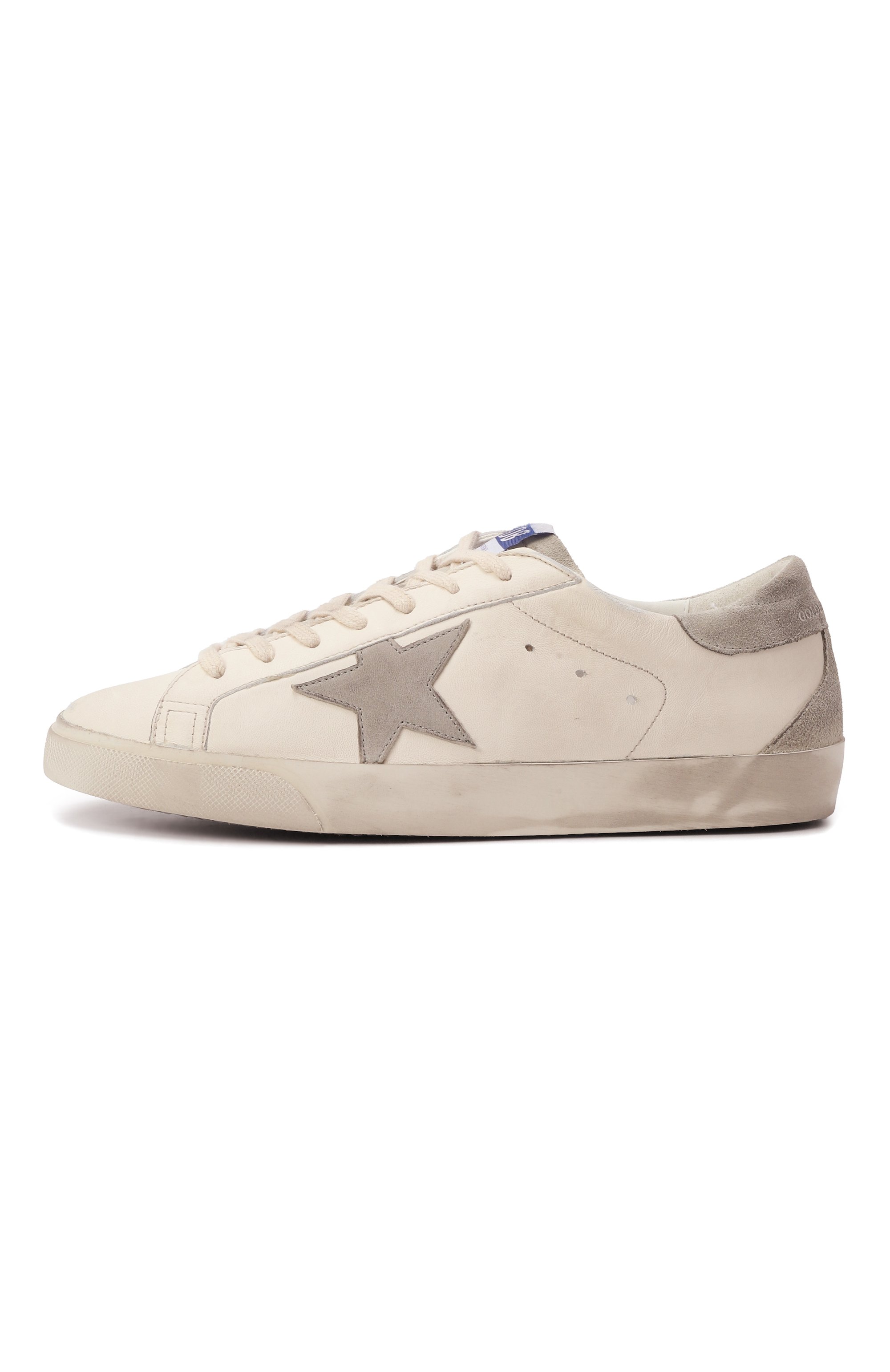 Кожаные кеды super-star GOLDEN GOOSE DELUXE BRAND, арт. GMF00102.F005359, фото 4