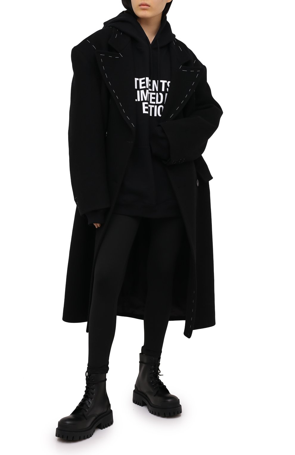 Легинсы VETEMENTS, арт. WE51PA640B 1332/BLACK, фото 2