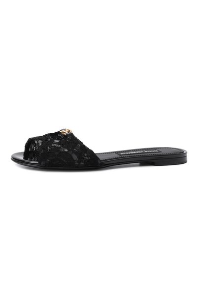 Комбинированные шлепанцы bianca DOLCE & GABBANA, арт. CQ0684/A0610, фото 4