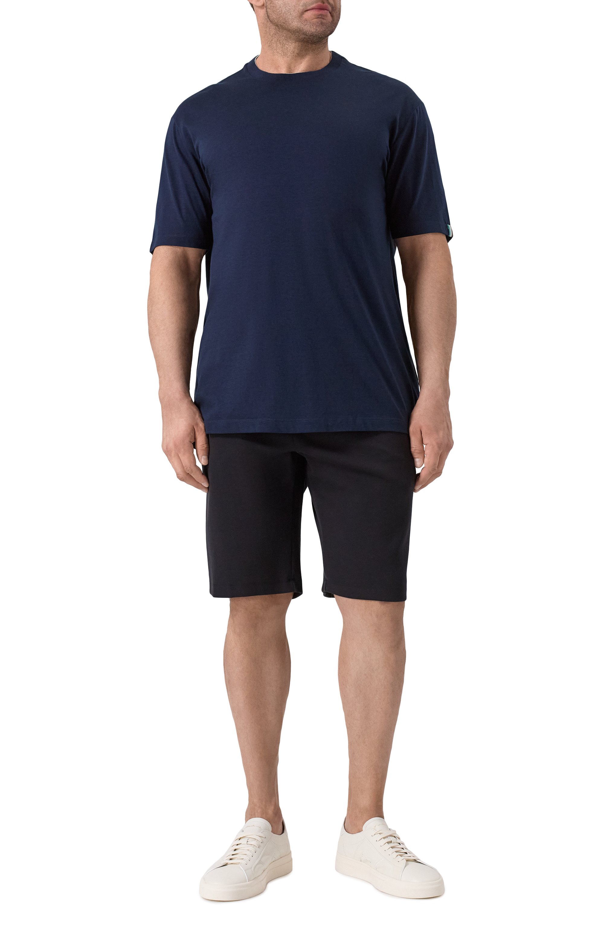 Футболка PAUL&SHARK темно-синего цвета по цене 23600 руб., арт. 25411098/3XL, фото 2 Футболка PAUL&SHARK, арт. 25411098/3XL, фото 2